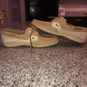 Sperry Topsider Gold Shimmer